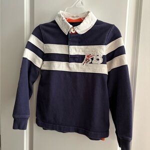 Mini Boden Navy and White Polo Shirt